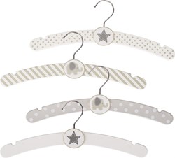 Goki 60739 gruccia per abiti Grigio, Bianco