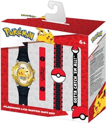 Accutime orologio LCD Pokémon set regalo per bambini con accessori