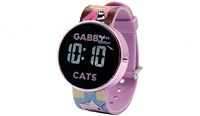 Accutime Orologio per bambini Gabby's Dollhouse LED rotondo con batteria sostituibile