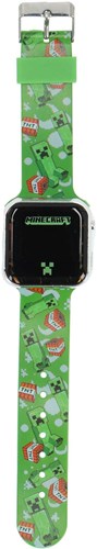 Accutime orologio per bambini Minecraft LED touchscreen digitale verde-3