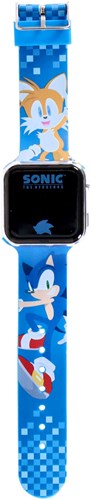 Accutime orologio per bambini Sonic con display LED e funzione data - blu