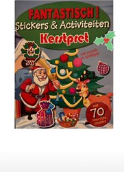Boek Specials Nederland libro di adesivi e attività natalizie 70 adesivi
