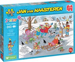 Jumbo puzzle Jan van Haasteren Junior pattinaggio 240 pezzi bambini