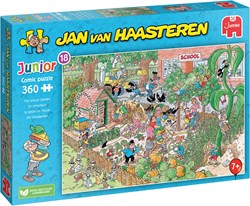 Jumbo puzzle Jan van Haasteren Junior orto scolastico 360 pezzi cartone