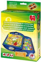 Jumbo Gioco dell'Oca da viaggio & Serpenti e Scale gioco da tavolo bambini