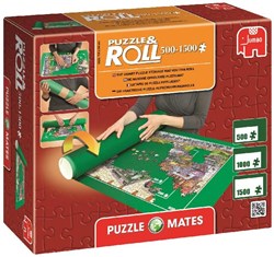 Jumbo tappetino puzzle Puzzle & Roll - Porta puzzle fino a 1500 pezzi verde