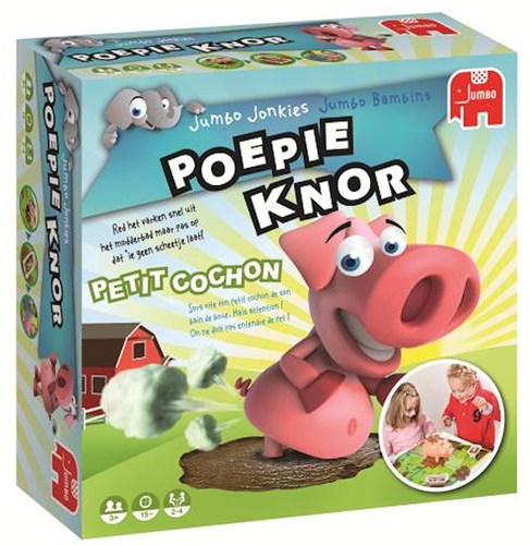 Jumbo Poepie Knor - Gioco da tavolo per bambini dai 3 anni in su