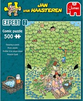 Jumbo puzzle Jan van Haasteren divertimento picnic 500 pezzi cartone animato-3