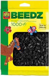 Ses perline da stirare nere - 1000 pezzi - set creativo di ricarica