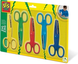 Ses forbici zigzag - set di forbici creative per bambini 5 pezzi