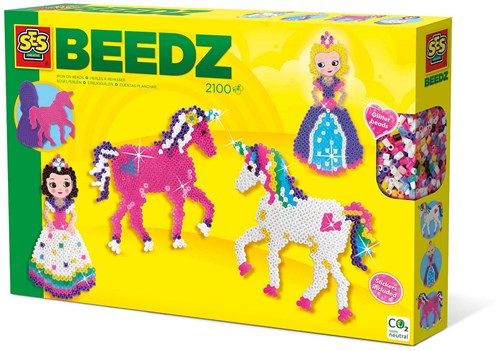 Ses Beedz perline da stirare unicorni e principesse set creativo