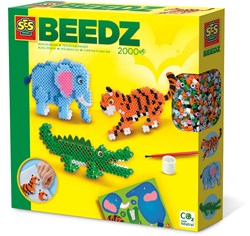 Ses perline da stirare animali safari 3D - set creativo - 2000 perline