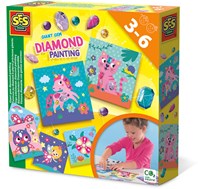 Ses diamond painting set creativo con gemme giganti per bambini