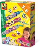 Ses creazione gioielli glitter - set creativo anelli e braccialetti per bambini