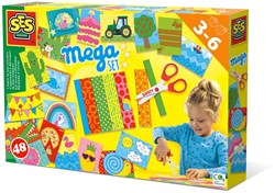 Ses set creativa imparare a tagliare - Mega set con forbici sicure