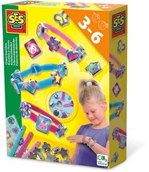 SES braccialetti con charm creazione gioielli - set creativo bambini