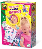 Ses tatuaggi unicorno - effetto metallico - glitter - bambini - fantasia