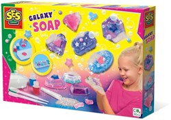 Ses kit per creare saponi Galaxy - attività creativa con glitter e colori