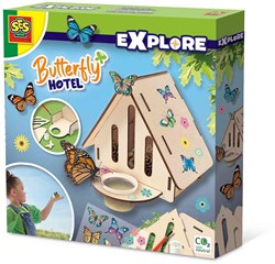 SES hotel per farfalle in legno - giocattolo STEM per bambini - scopri la natura