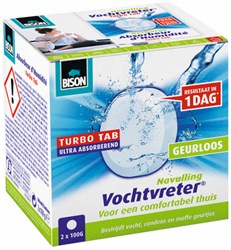 Bison Ricarica assorbiumidità turbo tab inodore 100g deumidificatore
