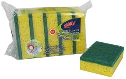 Multy spugne abrasive dure 5 pezzi spugna pulizia cucina