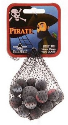 Don Juan biglie pirati 21 pezzi rete vetro multicolore-2