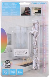Grundig striscia LED flessibile 2 metri luce bianca calda illuminazione