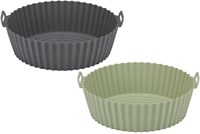Alpina cestello in silicone per Airfryer verde 23cm - stampo resistente al calore