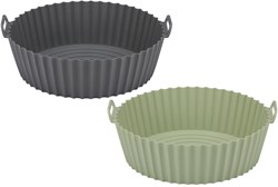 Alpina cestello in silicone per Airfryer verde 23cm - stampo resistente al calore