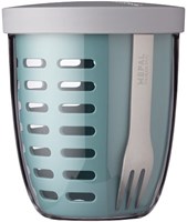 Mepal fruttiera Ellipse - snack box 600ml - Nordic green - senza BPA