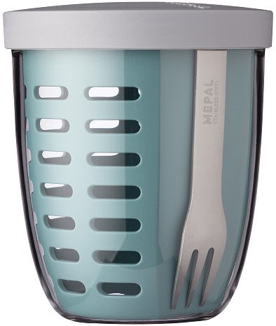 Mepal fruttiera Ellipse - snack box 600ml - Nordic green - senza BPA