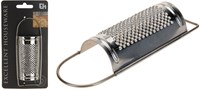 Excellent Houseware grattugia per noce moscata metallo cucina 13x5x2cm argento