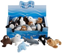 Harlekijn peluche animali marini - morbido peluche 12 cm - assortiti