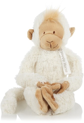 Happy Horse peluche scimmia bianca 45 cm - scimmia di peluche appesa