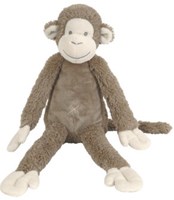 Happy Horse peluche scimmia Mickey 43 cm - giocattolo morbido marrone