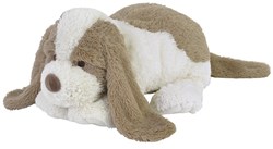 Happy Horse Cane David peluche 38cm - Bianco Beige - Giocattolo morbido