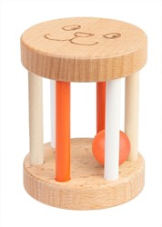 Happy Horse Dikkie Dik  Wooden Roll Rattle