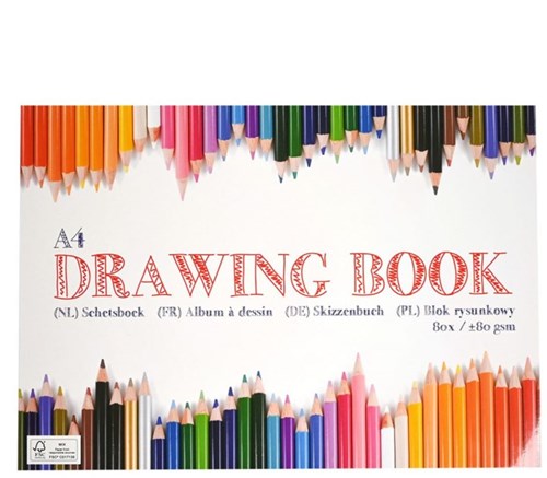 Matita colorata design per quaderno da disegno A4 SC7592-2