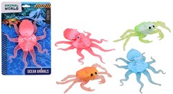 Johntoy giocattolo animale marino Animal World stretchy multicolore
