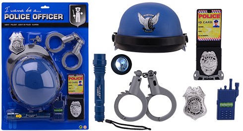 Set da gioco della polizia sulla carta 26758