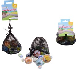 Johntoy set biglie giocattolo 500g vetro colorato bambini