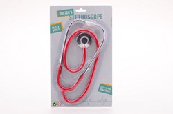 Johntoy stetoscopio in metallo giocattolo dottore rosso 29578