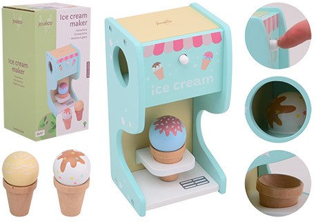 Jouéco gelatiera in legno con palline - gioco creativo e fantasioso