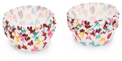 Patisse pirottini cupcake cuori carta 200 pezzi 5 cm divertimento in cucina