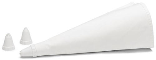 Patisse sac à poche set decorazione torte con 3 beccucci 28 cm cotone