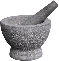 Imperial Kitchen mortaio in granito 14,5cm accessorio cucina grigio
