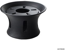 Scaldavivande per tè in ghisa nero scaldino teiera 13cm design elegante