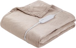 Inventum coperta elettrica in pile 180x130cm taupe coperta riscaldante