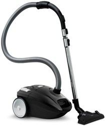 Inventum aspirapolvere con sacco 3L nero - potente pulitore HEPA 13