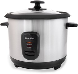 Inventum cuociriso acciaio inox 1 litro - elettrodomestico da cucina con funzione mantenimento calore